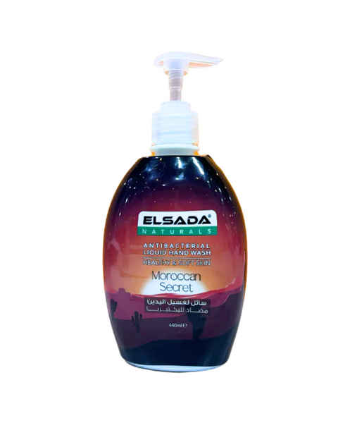 Elsada Naturals Antibacterial Liquid Hand Wash Moroccan Secret 440ml