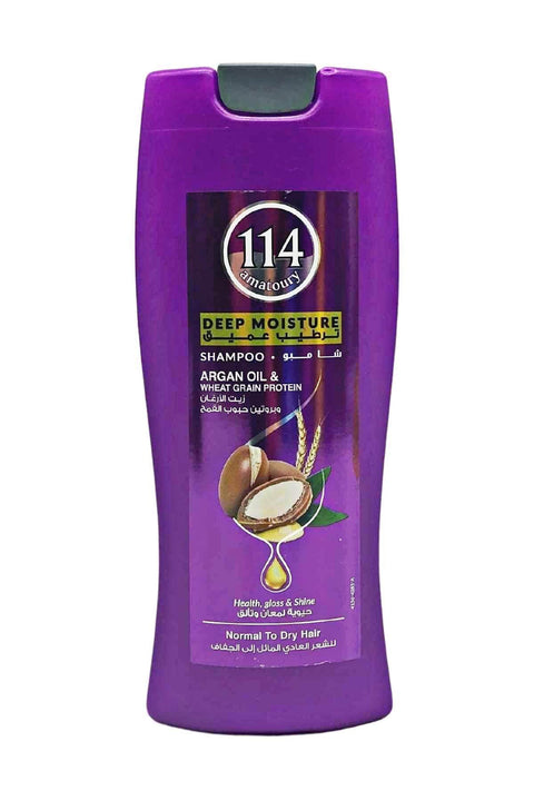 114 Amatoury Argan Oil & Wheat Grain Protein Shampoo 400ml | 114 Amatoury In Lebanon