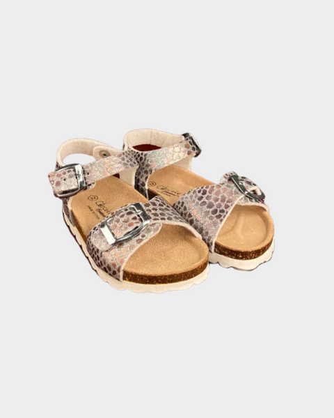 Cupcake Couture Girl's Silver Patterned Sandals 4032120 (shr)