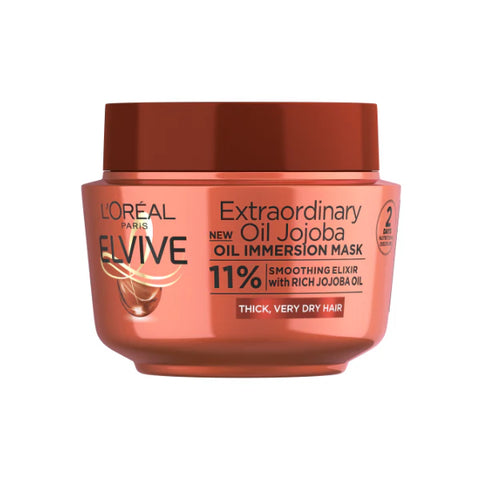 L'Oreal Paris Elvive Extraordinary Oil Jojoba Multi Use Very Dry Hair Mask 300ml | L'Oreal In Lebanon