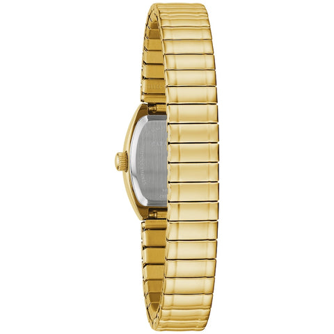Caravelle Women's Gold-Tone Expansion Tonneau Champagne Dial Watch | Caravelle In Lebanon