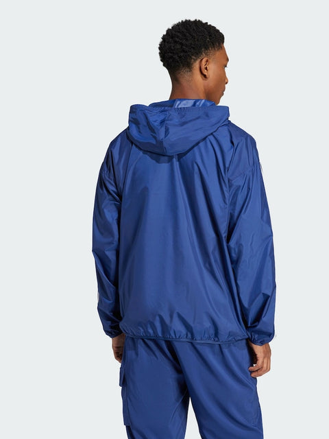 Adidas Men's Dark Blue Essentials 3 Stripes Windbreaker Jacket | Adidas In Lebanon
