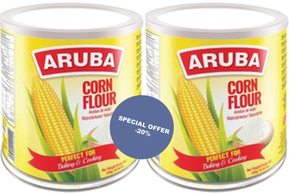 Aruba Corn Flour Tin 300g x 2 Pack | Aruba In Lebanon