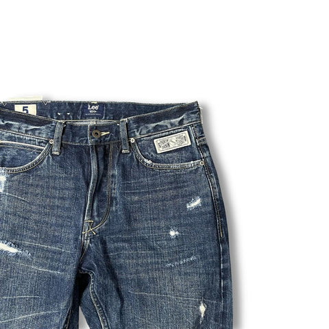 Lee Men's Dark Blue Ripped Jeans |Lee In Lebanon