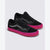Vans Women's Black/Fuchsia Old Skool Sour Power Sneakers