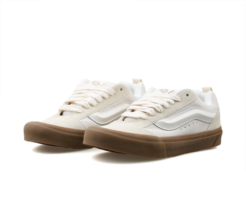 Vans Women's White Knu Skool Casual Sneakers | Vans In Lebanon
