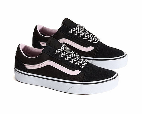 Vans Women's Black & Rose Old Skool Sneakers |Vans In Lebanon