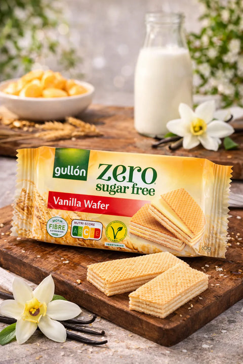 Gullon Sugar Free Vanilla Wafer 60g  | Gullon In Lebanon
