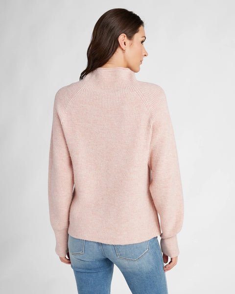 Vince Women's Dusty Rose Marled Funnel Sweater | Vince In Lebanon
