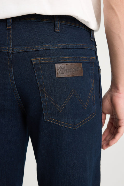 Wrangler Men's Dark Blue Texas 821 Straight Fit Jeans | Wrangler In Lebanon
