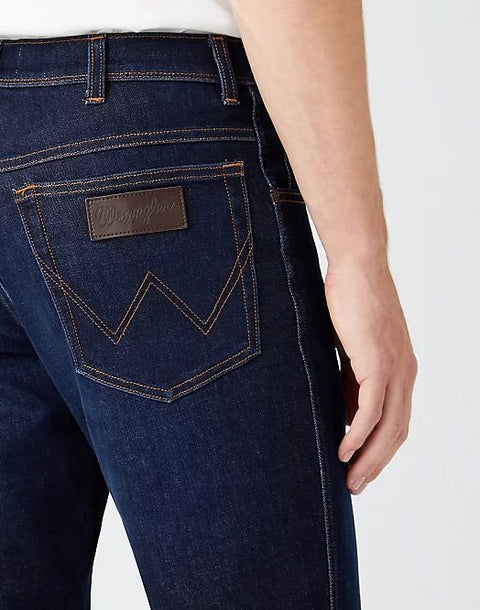 Wrangler Men's Navy Texas Slim Lucky Star Jeans | Wrangler In Lebanon