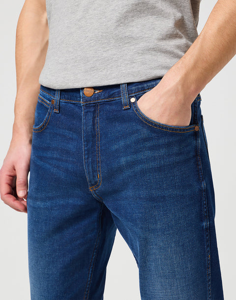 Wrangler Men's Navy Greensboro Low Stretch Jeans | Wrangler In Lebanon