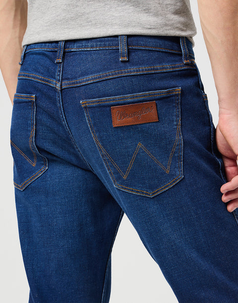 Wrangler Men's Navy Greensboro Low Stretch Jeans | Wrangler In Lebanon