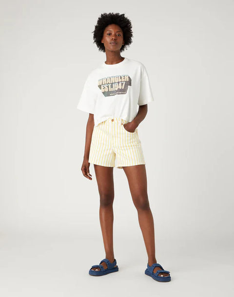 Wrangler Women's Donna In Sunshine Stripes Short |Wrangler In Lebanon
