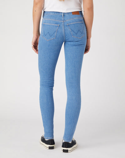 Wrangler Women's Light Blue Slim Jeans | Wrangler In Lebanon