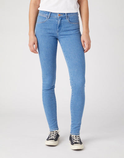 Wrangler Women's Light Blue Slim Jeans | Wrangler In Lebanon