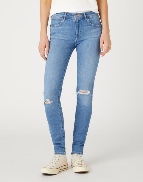 Wrangler Women's Blue Body Bespoke Skinny Jeans | Wrangler In Lebanon