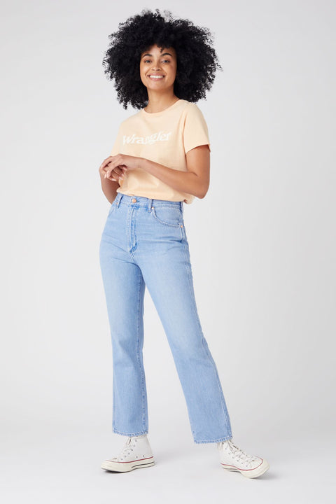 Lee Women's Wild West Fit 100% Cotton High Waist Straight Leg Jeans | Lee In Lebanon
