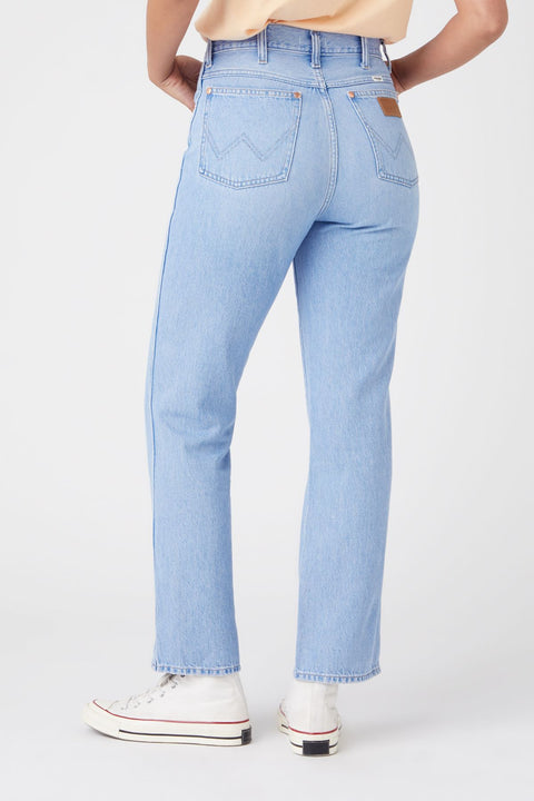 Lee Women's Wild West Fit 100% Cotton High Waist Straight Leg Jeans | Lee In Lebanon