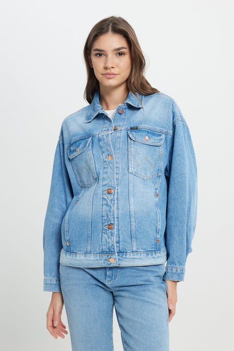 Wrangler Women's Sukie Jumbo Trucker Jacket | Wrangler In Lebanon