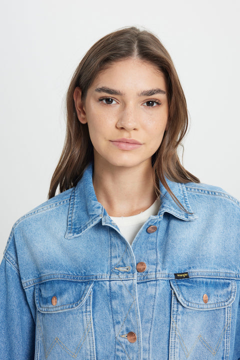Wrangler Women's Sukie Jumbo Trucker Jacket | Wrangler In Lebanon