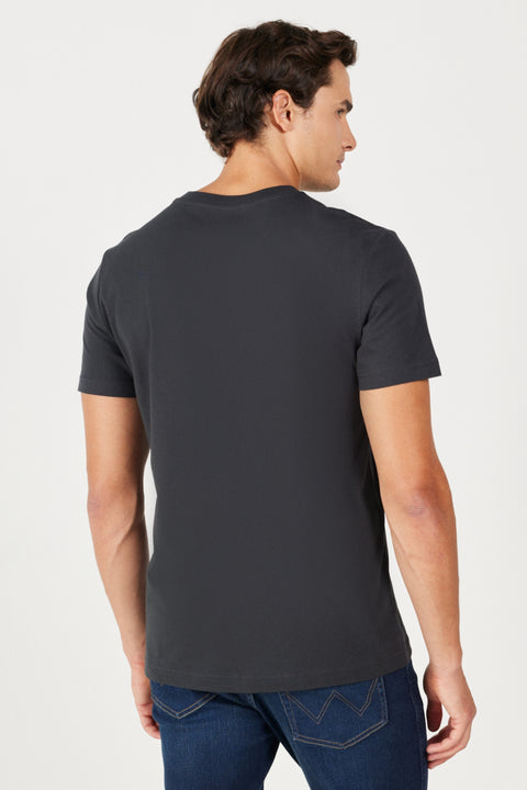 Wrangler Men's Black Crew Neck T-Shirt |Wrangler in Lebanon