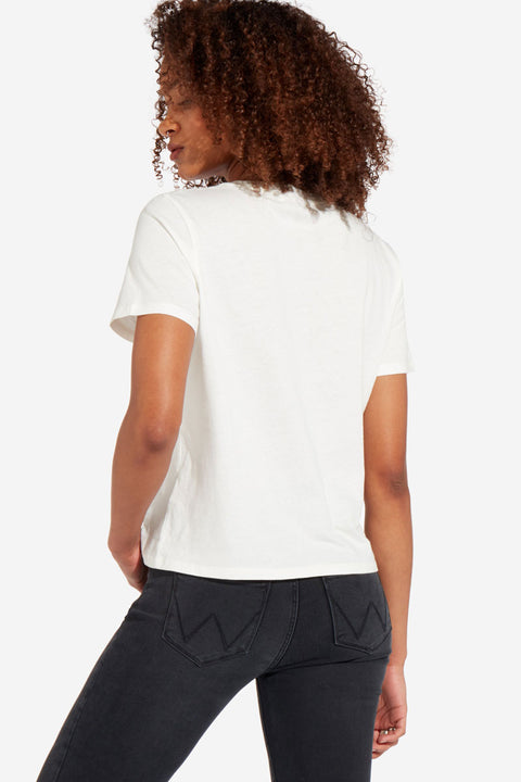 Wrangler Women's White & Red Logo Printed T-Shirt | Wrangler In Lebanon
