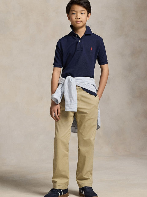 Polo Ralph Lauren Boy's Navy Cotton Polo T-Shirt | Polo Ralph Lauren  in Lebanon