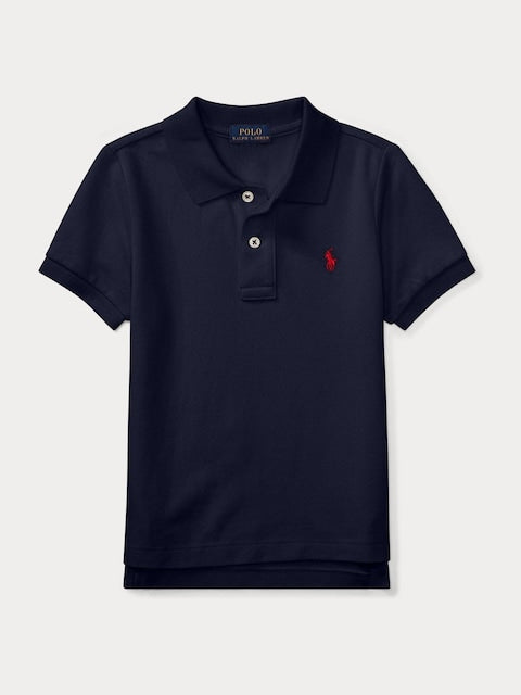 Polo Ralph Lauren Boy's Navy Cotton Polo T-Shirt | Polo Ralph Lauren  in Lebanon