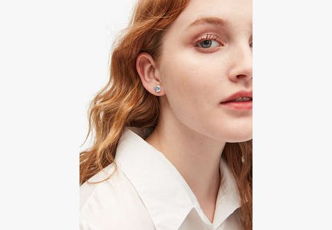 Kate Spade Women's Silver Brilliant Statements Tri-prong Earring |Kate Spade in Lebanon
