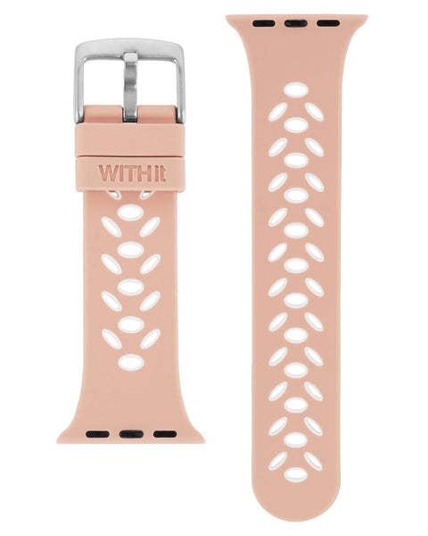 WITHit  Unisex Pink Silicone Sport Band for Apple Watch |WITHit  in Lebanon