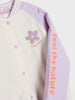 Sinsay Girl's Multicolor Purple & White Bomber Jacket | Sinsay In Lebanon