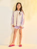Sinsay Girl's Multicolor Purple & White Bomber Jacket | Sinsay In Lebanon
