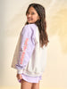 Sinsay Girl's Multicolor Purple & White Bomber Jacket | Sinsay In Lebanon