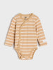Sinsay Baby Boy's 3-Pack Bodysuit Beige & White AYA