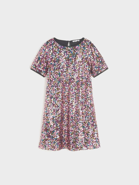 Sinsay Girl's Multicolor Sequin Dress | Sinsay In Lebanon