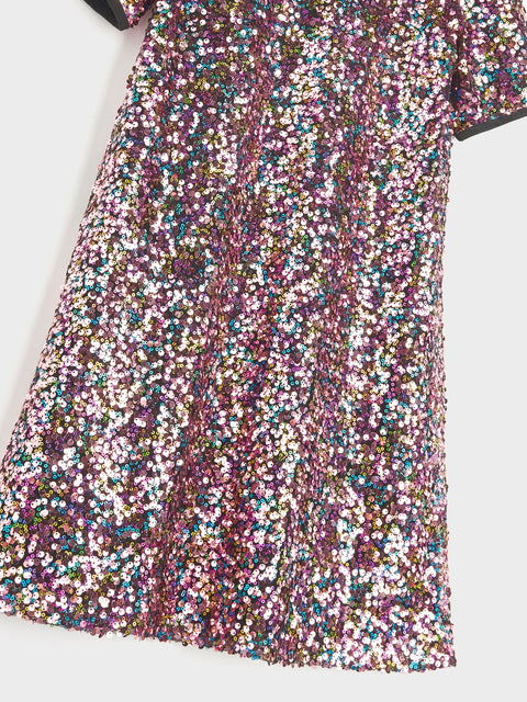 Sinsay Girl's Multicolor Sequin Midi Dress | Sinsay In Lebanon