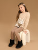 Sinsay Girls beige sweater     AYAO