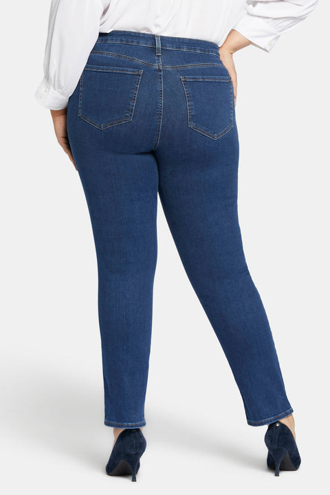 NYDJ Women's Dark Blue Plus Size Sheri Slim Jeans |NYDJ In Lebanon