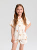 Sinsay Girl's light beige 2-Pcs Pajama Set