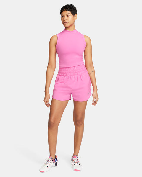 Nike  Women's Pink  Dri-FIT Ultra High-Waisted 3" Brief-Lined Skort |  Nike  in Lebanon