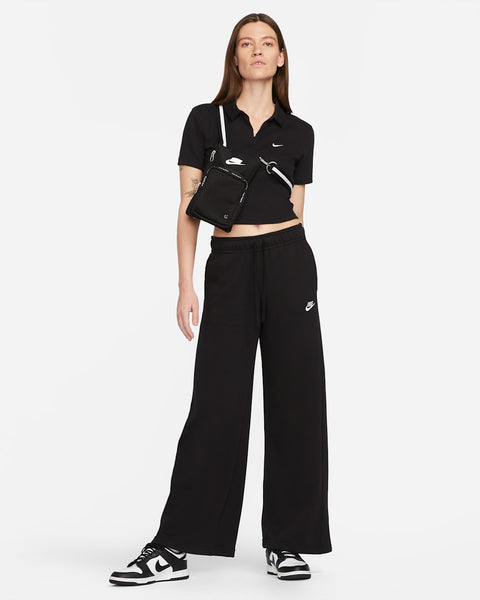 Nike Women's Black Plus Size Sportswear Club Wide-Leg Sweatpants |Nike In Lebanon