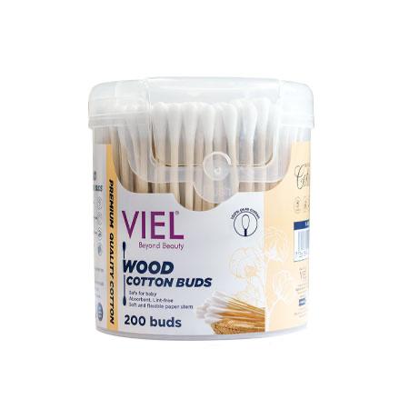 Viel Wood Cotton Buds 200Pcs | Viel In Lebanon