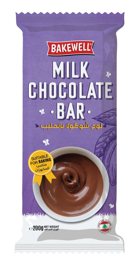 Bakewell Milk Chocolate Bar 200g | Bakewell In Lebanon