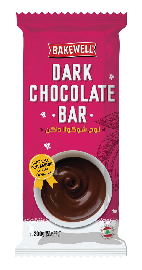 Bakewell Dark Chocolate Bar 200g