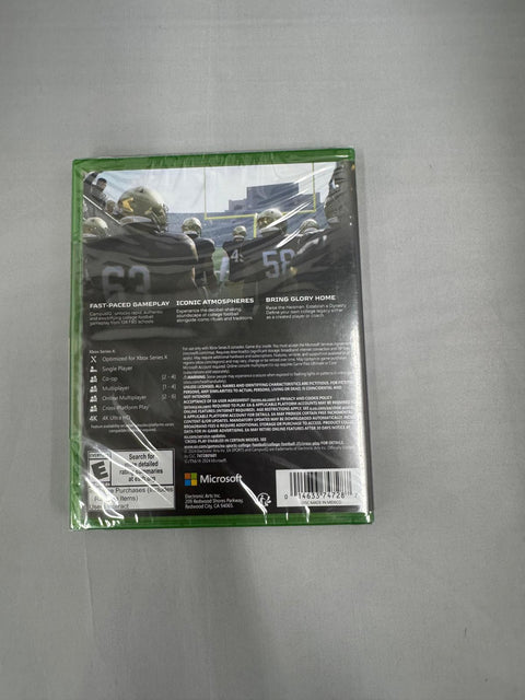 Xbox Series X College Football 25 Brand New Sealed