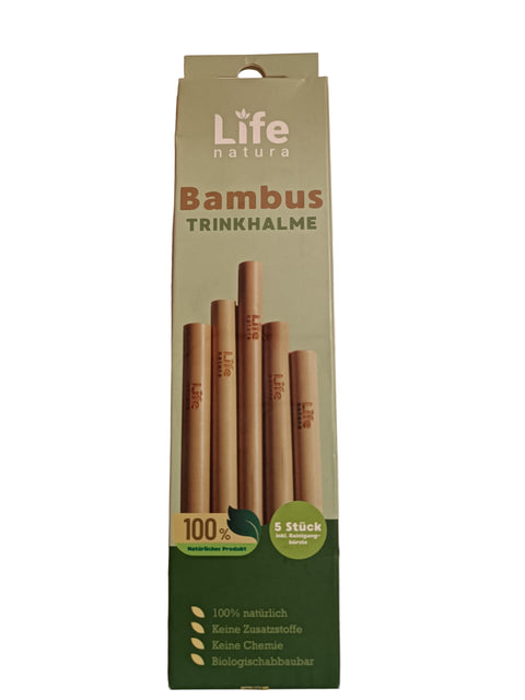 Life Natura Bamboos Sraws 5pcs | Life Natura In Lebanon