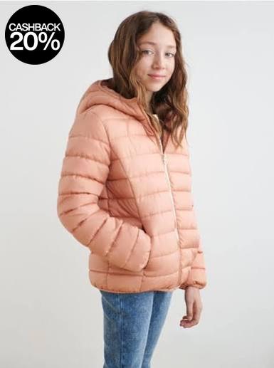 Sinsay Girl's Coral Hooded Jacket | Sinsay In Lebanon