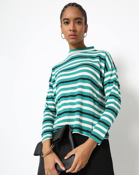 Zabaione Women's Multicolor Striped Blouse | Zabaione In Lebanon