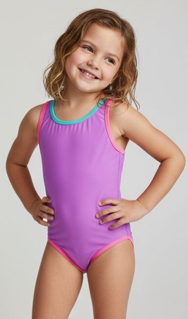 Cat & Jack Girl's Purple One-Piece Swimsuit | Cat & Jack in Lebanon